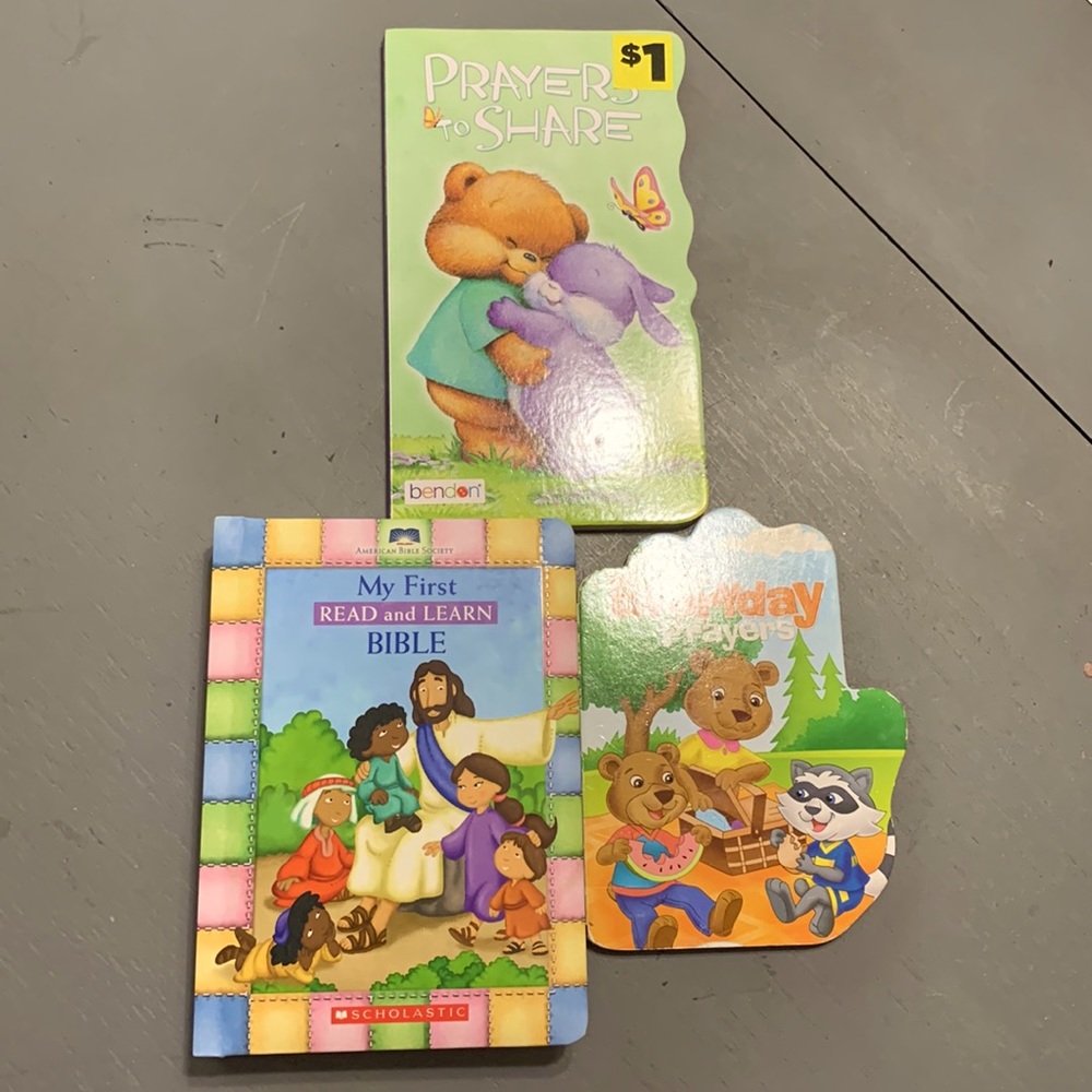 Set of three Faith books for kids